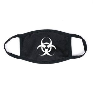 Фото - Маска з великим символом "Біологічна загроза" чорна - Men box