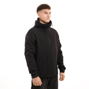Фото - Чоловіча базова куртка Pobedov Vector в чорному кольорі - Men box