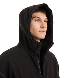 Фото - Чоловіча базова куртка Pobedov Vector в чорному кольорі - Men box