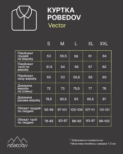 Фото - Чоловіча базова куртка Pobedov Vector в чорному кольорі - Men box