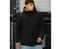Фото - Молодіжна зимова куртка Staff ruxo black - Men box