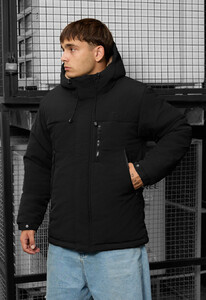 Фото - Молодіжна зимова куртка Staff ruxo black - Men box