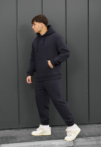 Фото - Брендированный темно-синий костюм Staff fiv navy fleece - Men box