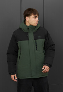 Фото - Молодіжна зимова куртка Staff ruxo black & khaki - Men box