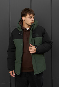 Фото - Молодіжна зимова куртка Staff ruxo black & khaki - Men box