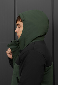 Фото - Молодіжна зимова куртка Staff ruxo black & khaki - Men box