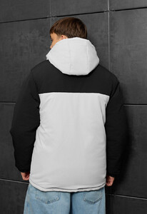 Фото - Молодіжна зимова куртка Staff ruxo black & light gray - Men box