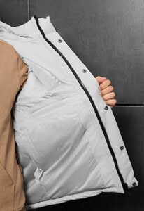 Фото - Молодіжна зимова куртка Staff ruxo black & light gray - Men box