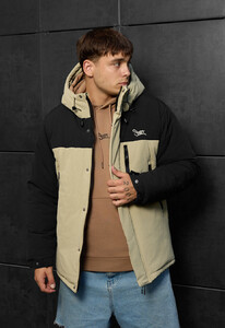 Фото - Молодіжна зимова куртка Staff ruxo black & olive - Men box