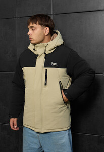 Фото - Молодіжна зимова куртка Staff ruxo black & olive - Men box
