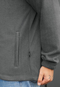 Фото - Базовое теплое худи для мужчин Staff zip gray fleece - Men box