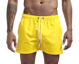 Фото - Классические шорты для мужчин Eussieinq. Цвет: желтый - Men box