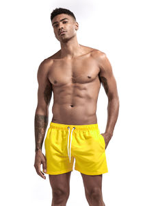Фото - Класичні шорти для чоловіків Eussieinq. Колір: жовтий - Men box