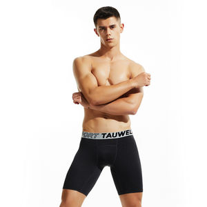Фото - Эластичные мужские шорты для спорта Tauwell черного цвета - Men box