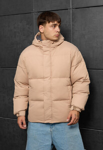 Фото - Молодіжна оверсайз куртка Staff zyne beige oversize - Men box