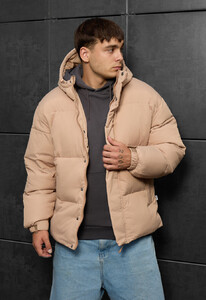 Фото - Молодіжна оверсайз куртка Staff zyne beige oversize - Men box