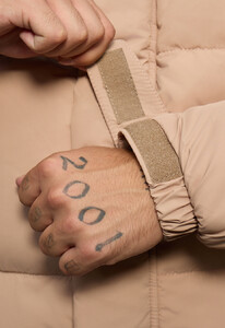 Фото - Молодіжна оверсайз куртка Staff zyne beige oversize - Men box