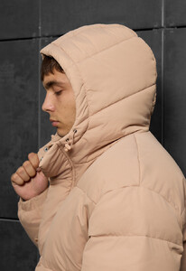 Фото - Молодіжна оверсайз куртка Staff zyne beige oversize - Men box