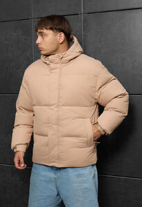 Фото - Молодіжна оверсайз куртка Staff zyne beige oversize - Men box