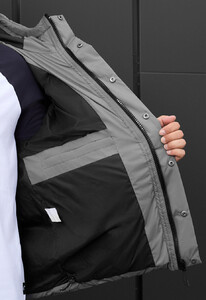 Фото - Чоловіча зимова куртка Staff zyne gray oversize - Men box