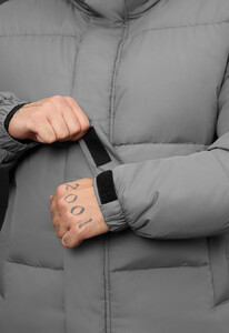 Фото - Чоловіча зимова куртка Staff zyne gray oversize - Men box