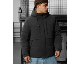 Фото - Молодіжна зимова куртка Staff holt dark gray - Men box