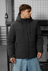 Фото - Молодіжна зимова куртка Staff holt dark gray - Men box