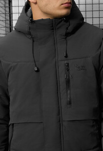 Фото - Молодіжна зимова куртка Staff holt dark gray - Men box