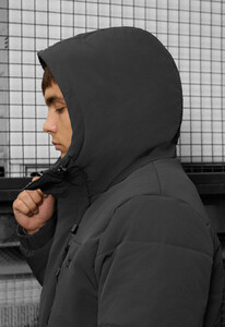 Фото - Молодіжна зимова куртка Staff holt dark gray - Men box