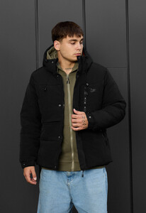 Фото - Молодіжна зимова куртка Staff holt black - Men box