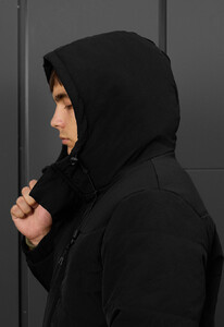 Фото - Молодіжна зимова куртка Staff holt black - Men box