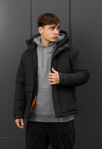 Фото - Чоловіча куртка на зиму Staff froz black - Men box