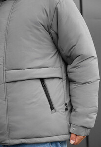 Фото - Чоловіча куртка на зиму Staff froz gray - Men box