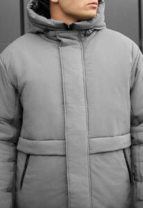 Фото - Чоловіча куртка на зиму Staff froz gray - Men box
