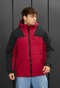 Фото - Молодіжна зимова куртка Staff tund red & black - Men box