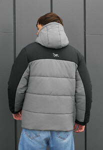 Фото - Молодіжна зимова куртка Staff tund gray & black - Men box