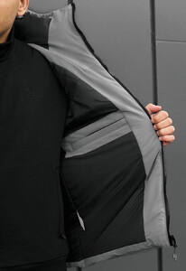 Фото - Молодіжна зимова куртка Staff tund gray & black - Men box