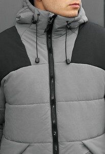 Фото - Молодіжна зимова куртка Staff tund gray & black - Men box
