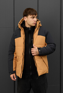 Фото - Молодіжна зимова куртка Staff tund light brown & black - Men box