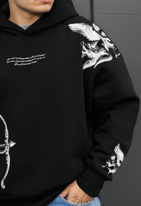 Фото - Утепленное худи с принтом Staff sagittarius oversize fleece - Men box