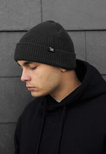 Фото - Шапка темно-серого цвета Staff 15 dark gray - Men box