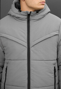 Фото - Универсальная зимняя куртка Staff vorn gray - Men box