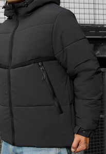 Фото - Мужская куртка на зиму Staff krix dark gray - Men box