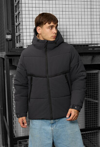 Фото - Мужская куртка на зиму Staff krix dark gray - Men box