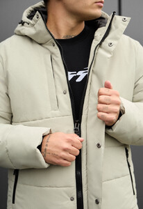 Фото - Тепла куртка для чоловіків Staff styn light olive - Men box