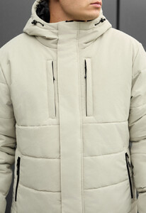 Фото - Тепла куртка для чоловіків Staff styn light olive - Men box