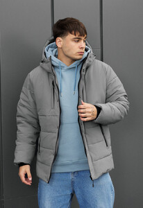 Фото - Теплая куртка для мужчин Staff styn gray - Men box