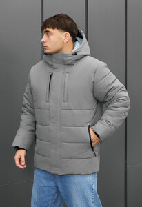 Фото - Теплая куртка для мужчин Staff styn gray - Men box