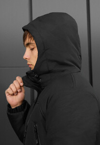 Фото - Універсальна зимова куртка Staff texr black - Men box