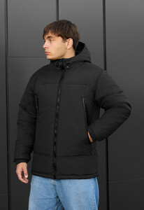 Фото - Універсальна зимова куртка Staff texr black - Men box